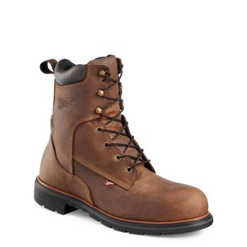 Red Wing DynaForce® 8-inch Safety Toe Mens Work Boots Brown - Style 2203